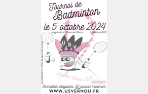 Tournoi de Badminton - Octobre rose