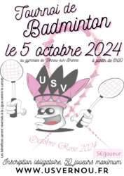 Tournoi de Badminton - Octobre rose